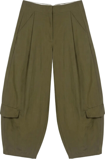 Vero Moda Vmpetrina Mw Wide Cargo Pants Ret Khaki green 40 x 32 Vero Moda Vmpetrina Mw Wide Cargo Pants Ret Khaki green 40 x 32