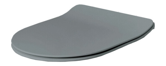 LAVABO GLOMP MINI SLIM TOALETTSETE M/SOFT CLOSE MATT GRÅ LAVABO GLOMP MINI SLIM TOALETTSETE M/SOFT CLOSE MATT GRÅ