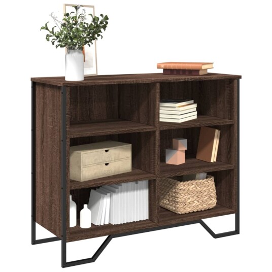 Skjenk brun eik 91x35,5x74,5 cm konstruert tre 8721102811210