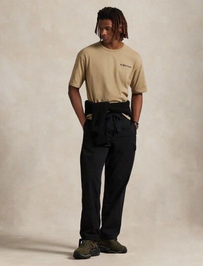 Polo Ralph Lauren Relaxed Fit Logo Jersey T-Shirt - Brown - XS Polo Ralph Lauren Relaxed Fit Logo Jersey T-Shirt - Brown - XS