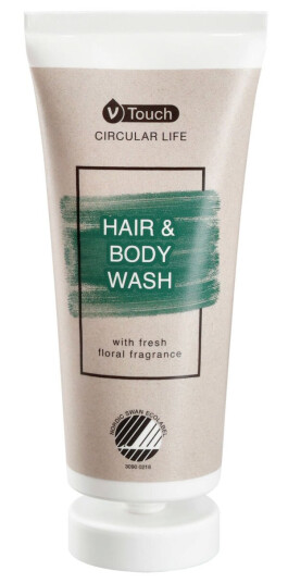 VEGA Shampoo & dusjssåpe V-Touch Circular Life 2 in 1 30 ml Transparent 216 Stykk / Forpakning VEGA Shampoo & dusjssåpe V-Touch Circular Life 2 in 1 30 ml Transparent 216 Stykk / Forpakning