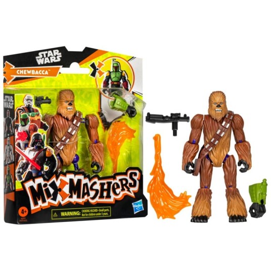 Hasbro MixMashers Chewbacca Figur 12 cm i Plast for Barn fra 4 År
