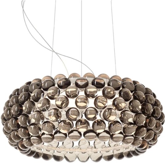 Foscarini Caboche Plus Media Mylight Grigio Pendellamper Eliana Gerotto,Patricia Urquiola Grå