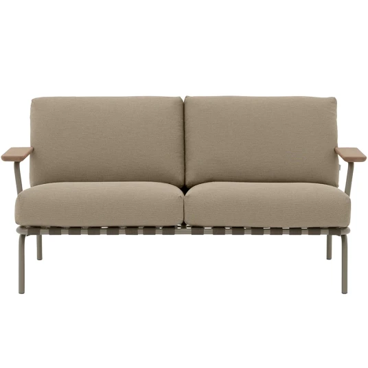 Muuto Settle 2 seters sofa Ribbed Weave 5/Taupe