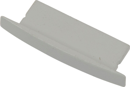 Ansell Lighting endestykke uten hull 9,7x30,6 mm aluminium