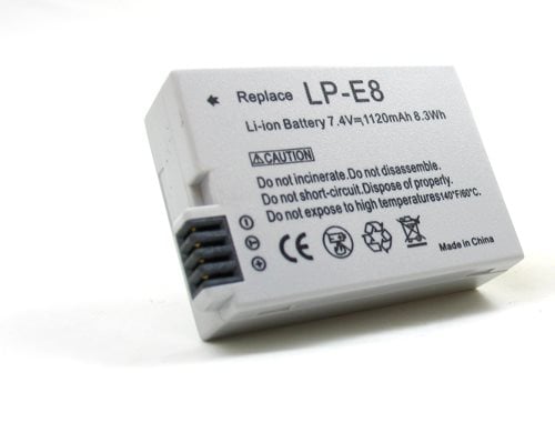 Batteri til Canon LP-E8 Batteri til Canon LP-E8
