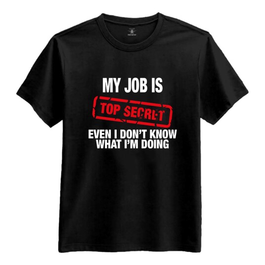 Netshirt.se Top Secret T-skjorte Marinebl? - Small