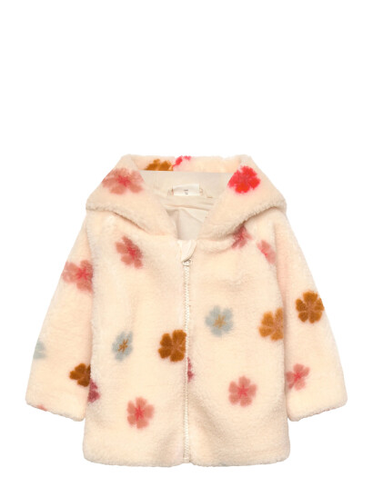Minymo Jacket Teddy W. Lining - Cream - 74