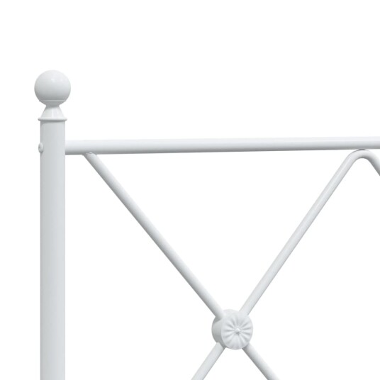  Sengegavl i metall hvit 107 cm 8721012374652