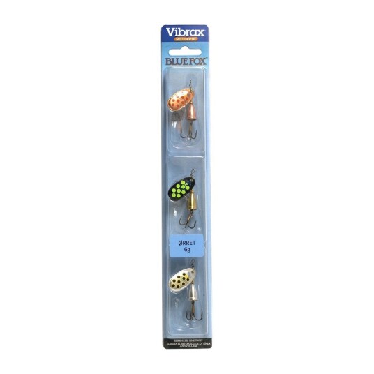 Blue Fox Hot Pepper Vibrax 3pk Spinnere 3pcs Hot 6G