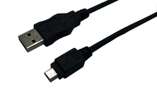 LogiLink USB 2.0 Cable, A-male to B-Mini male, 5-p
