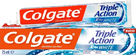Colgate Tannkrem Triple Action Xtra White 75 ml