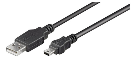 MicroConnect 1.8 m USB-A til Mini-USB B Hankjønn Kabel