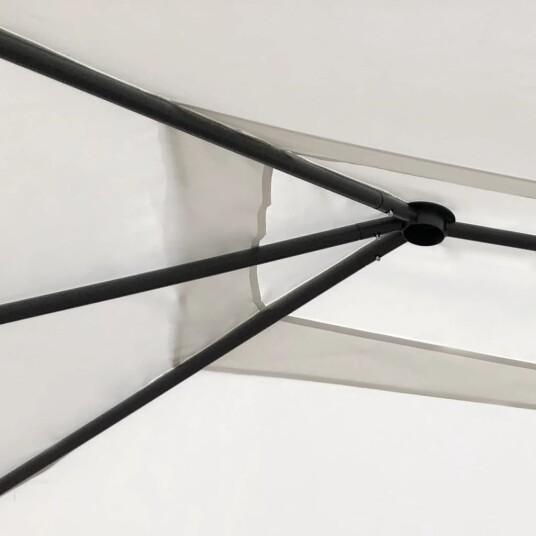 vidaXL Paviljong med stolpetrekk 3x6x2,6 m krem 160 g/m² vidaXL Paviljong med stolpetrekk 3x6x2,6 m krem 160 g/m²