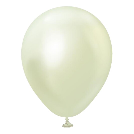 Ballongkungen AB Lateksballonger Professional Mini Krom Green Gold Chrome - 25-pakning
