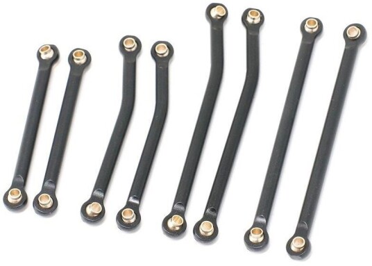 HobbyDetails Alu Rod Set Black TRX-4M
