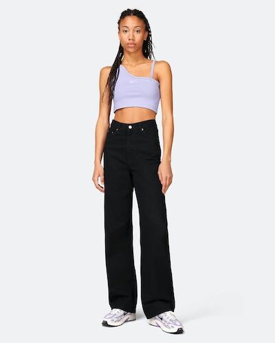 Dr Denim Jeans Echo Svart Female W24-L32