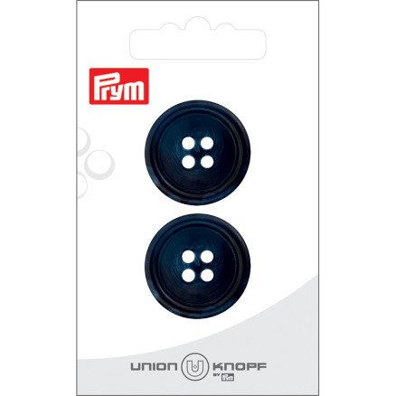 Prym plastknapp Navy 4 hull 25 mm 2 stk