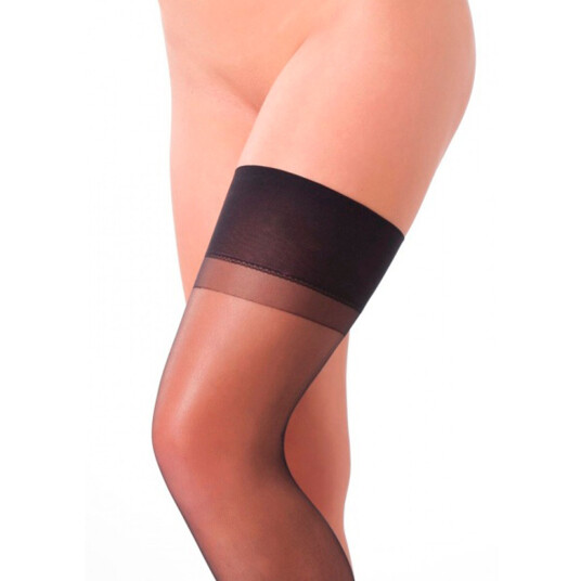Rimba Amorable by Selvsittende Strømper      - Svart - One Size