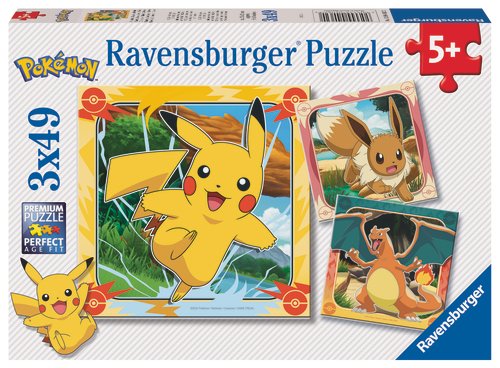 Ravensburger - Pokémon 3x49p - (12004062) Ravensburger - Pokémon 3x49p - (12004062)