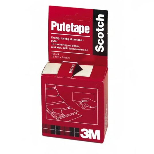 Scotch Putetape Scotch dobbeltsidig (100)