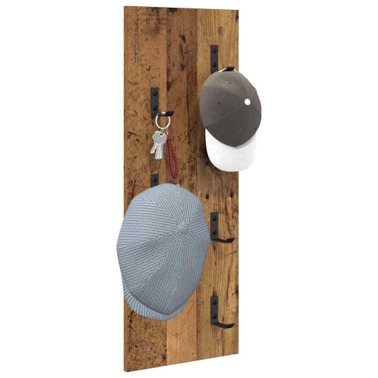 Vegghengt kleshenger Veggmontert Gammelt tre 30 x 1.5 x 80 cm Vegghengt kleshenger Veggmontert Gammelt tre 30 x 1.5 x 80 cm