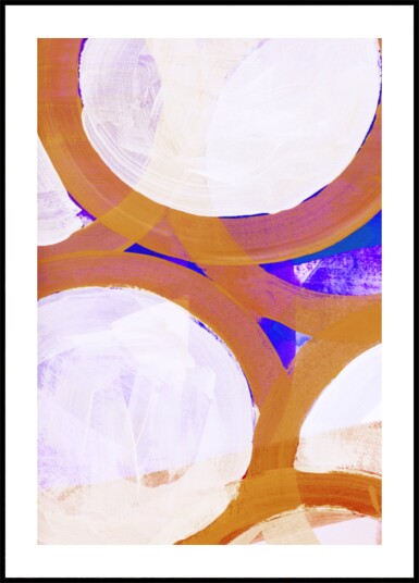 Vibrant Geometric Rings Plakat / 21x30