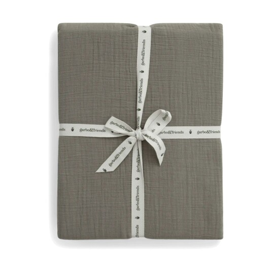 Garbo&Friends Geranium Muslin dra-på-laken 60x120x20 cm