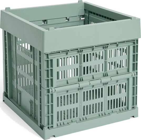 Hay Colour Crate Cube Oppbevaring Sage Green Hay Colour Crate Cube Oppbevaring Sage Green