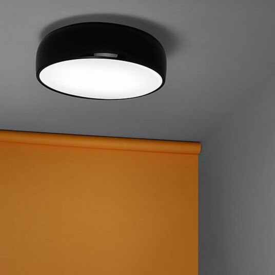 Flos Flos Smithfield takplafond LED - glossy svart