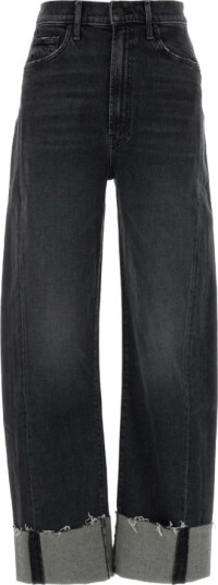 Mother, Dame, Jeans, Svart, W28,