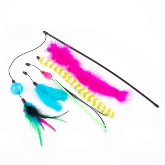 Little&Bigger Purepurr Fargerik Viftepinne Med 5 Leker