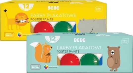 Plakatmaling 12 Farger 20 Ml Bb Kids