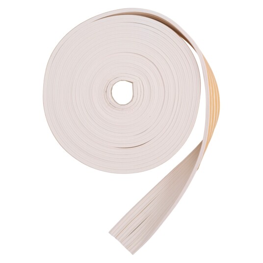 Tetningslist E 9x4mm Hvit 24m Tetningslist E 9x4mm Hvit 24m