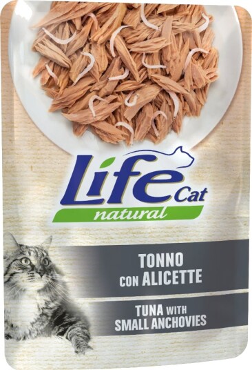 Life Cat Natural Våtfôr Adult Tunfisk Med Ansjos 6 X 70 G