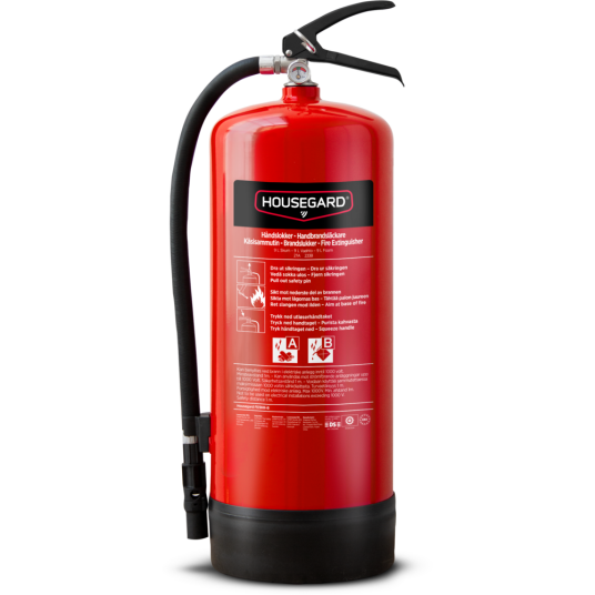 Housegard Brannslukker Skum PFAS-Fri 9l FE9HR Housegard Brannslukker Skum PFAS-Fri 9l FE9HR