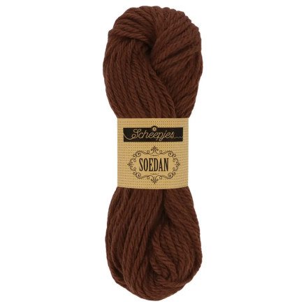 Scheepjes Soedan Garn 1338 Mørk Brun Scheepjes Soedan Garn 1338 Mørk Brun