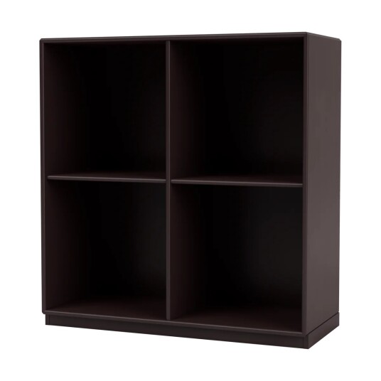 Montana SHOW hylle 69,6 x 69,6 cm, sokkel 3 cm 160 Balsamic