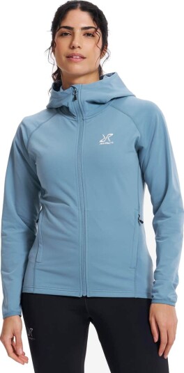 Revolutionrace Evolution Light Stretch Fleece Hoodie Herre Insignia Blue 3XL Herre Overdeler Fleece & midlayers