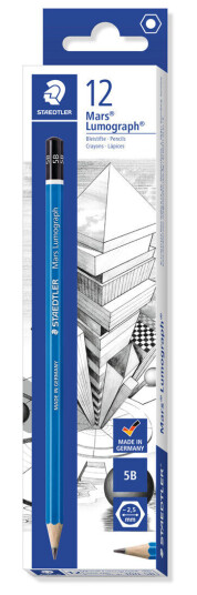 Staedtler Lumograph Tegneblyant hardhet 5B 12 stk i pakke