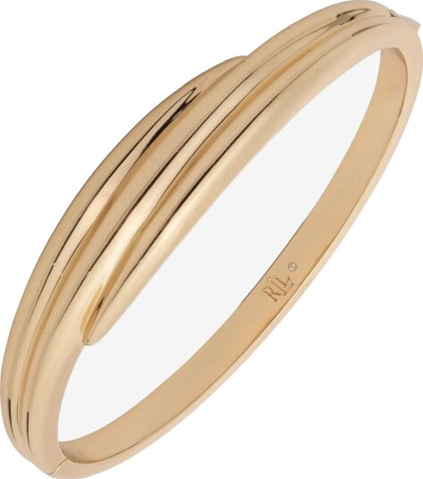 Lauren Ralph Lauren Br Puffy Bangle - Gld - GLD - One Size 6.35 cm