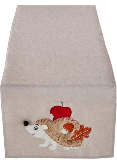 bonprix Bordløper med piggsvin beige