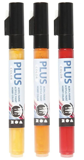 Cc Plus Color Tusj - Gul/Oransje/Rød