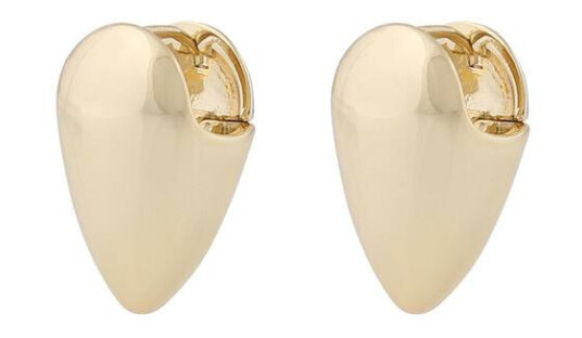 Snö Of Sweden Aero Short Earring Plain Gold