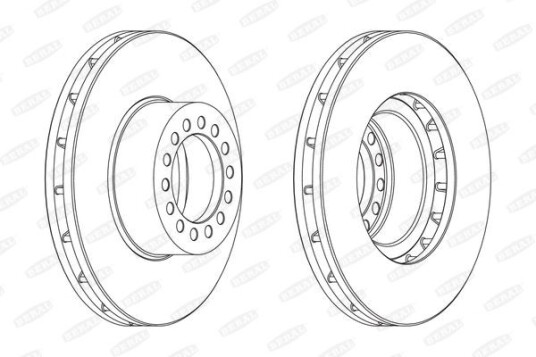 Bremseskive BERAL BCR319A Bremseskive BERAL BCR319A