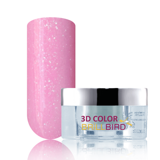 Brillbird Norge 3D Diamond akryl  D06 Rosa 10 ml
