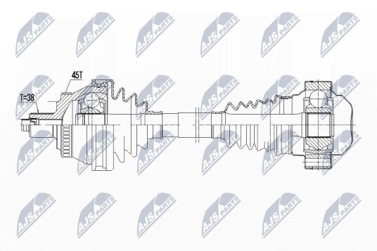 Nty Drivaksel NTY NPW AU 046