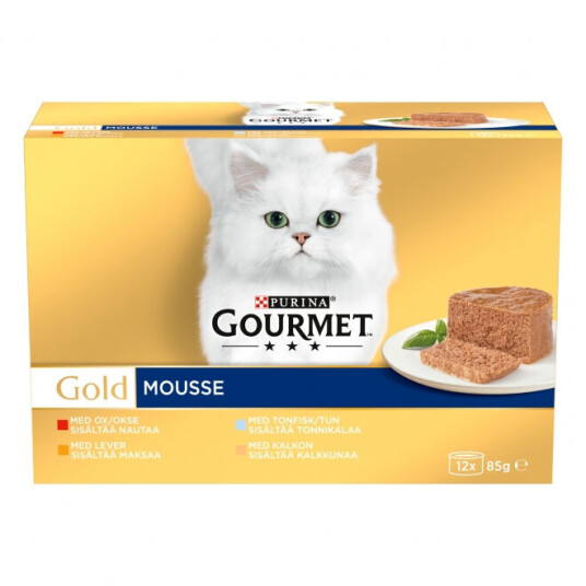 Gourmet Gold Mousse Selection 4X85 G