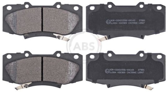 Bremseklosser sett A.B.S. 37881 Bremseklosser sett A.B.S. 37881