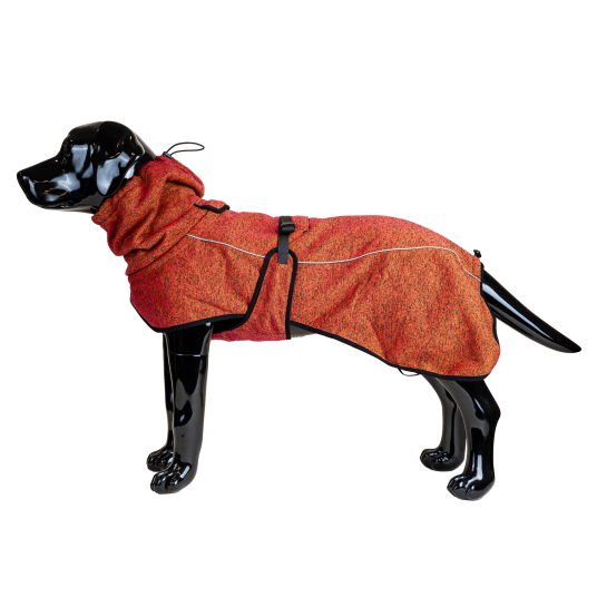 Fleeceteppe Cushy XXS 25cm Oransje til Hund - Komfortabel Hundeklær